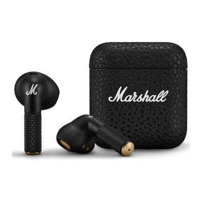 سماعات مارشال MINOR IV اللاسلكية - اسود | Marshall MINOR IV Wireless Earbuds – Black