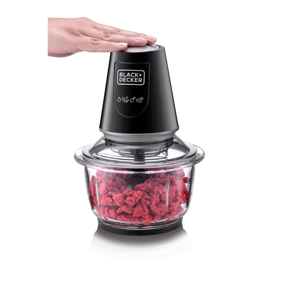 مثرامة بلاك آند ديكر الزجاجية متعددة الوظائف بقدرة 400 واط | Black&Decker GC430-B5 400W Multi-Function Glass Chopper