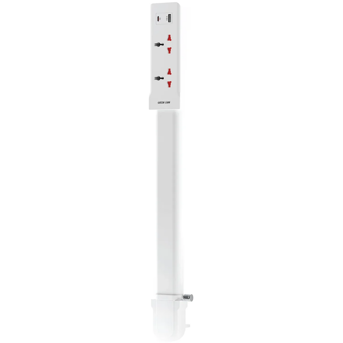 مشترك كهرباء جرين لايون Power Link عالمي مع شحن PD 20W - أبيض | Green Lion POWER LINK Universal Power Strip – White