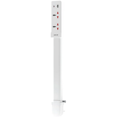 مشترك كهرباء جرين لايون Power Link عالمي مع شحن PD 20W - أبيض | Green Lion POWER LINK Universal Power Strip – White