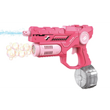 مسدس ماء وفقاعات جرين لايون GN90 - وردي | Green Lion GN90 – Gun With Bubble – Pink