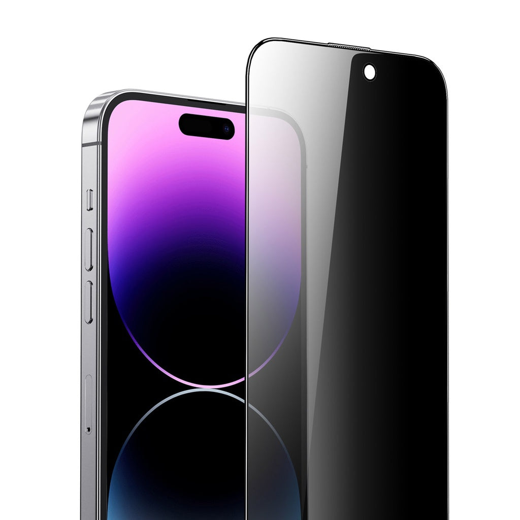 Green Lion 9H Steve Privacy Screen Protector for iPhone 15 - Black | واقي شاشة جرين ليون بحماية خصوصية 9H لآيفون 15 - أسود