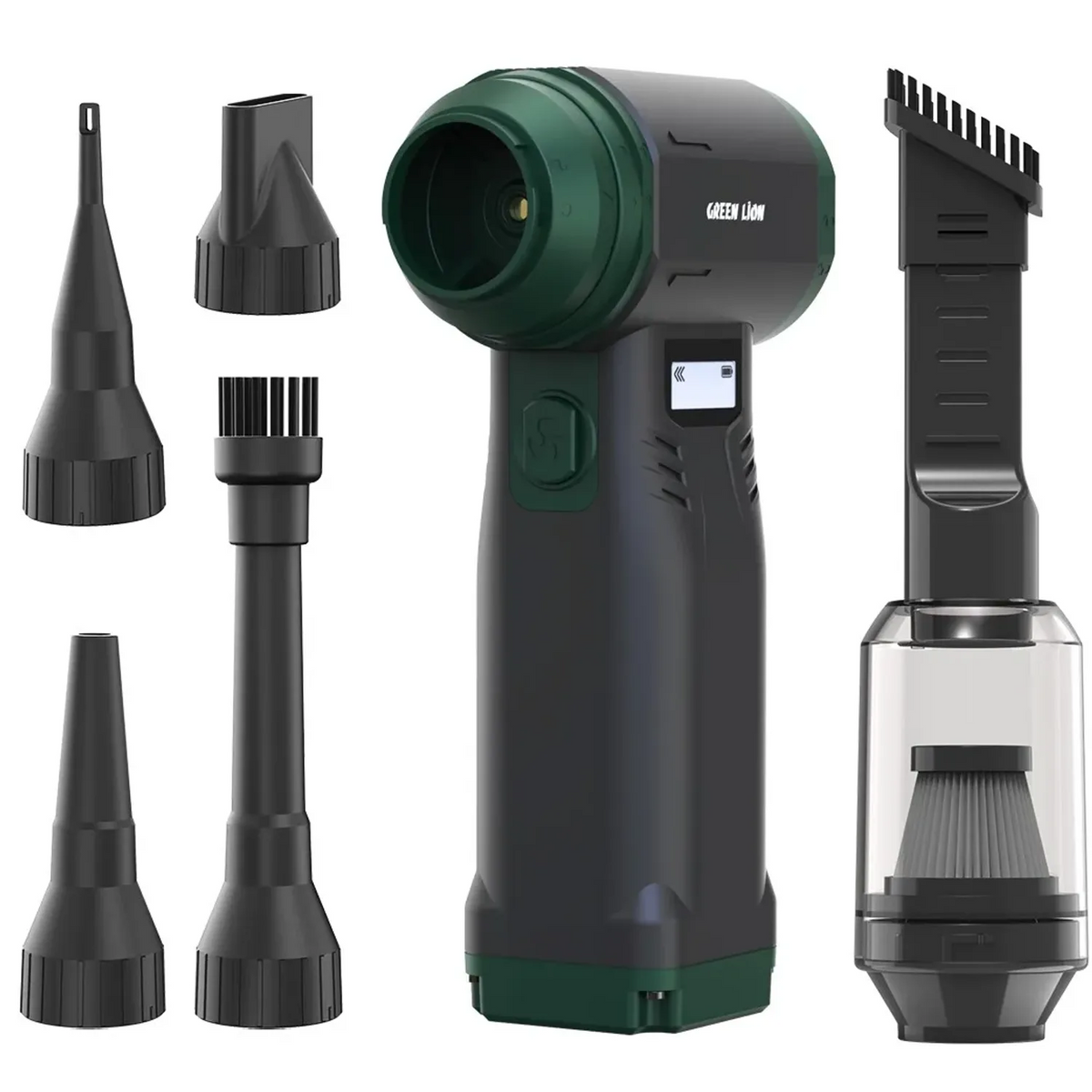 منفاخ ومكنسة جرين لايون Air Master بسرعة 90000 دورة - أسود | Green AIR MASTER Blower & Vacuum Cleaner 90000RPM – Black