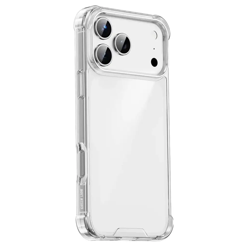 Green Lion Anti-Shock Case For iPhone 17 Pro - Clear | كفر حماية جرين ليون المضاد للصدمات