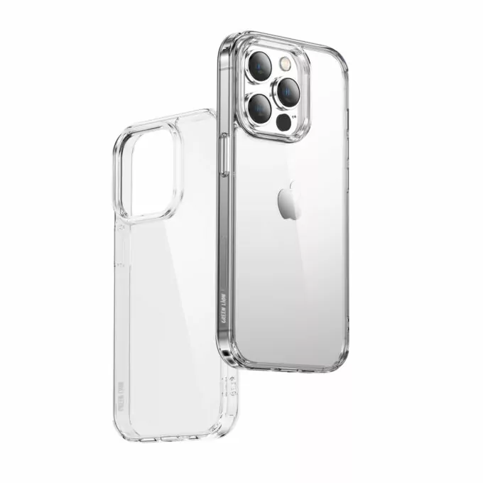 Doza Dijî-Şokê ya Şêrê Kesk ji bo iPhone 13 / 13 Pro / 13 Pro Max - Zelal