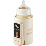 سخان رضّاعات جرين لايون قابل للشحن ببطارية 6000mAh - كريمي | Green Lion BOTTLE WARMER 6000mAh Rechargeable – Cream