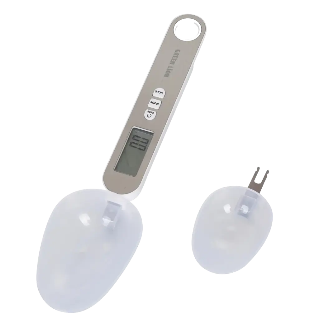 Green Lion Digital Spoon Scale - Silver | ميزان ملعقة رقمي جرين ليون - فضي
