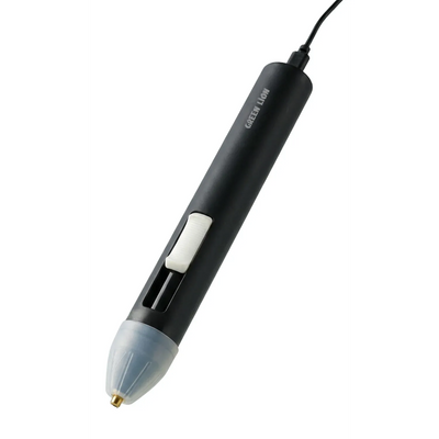 قلم غراء كهربائي جرين لايون مع أعواد متعددة الألوان - أسود | Green Lion ELECTRIC GLUE PEN with Multi – Color Sticks – Black