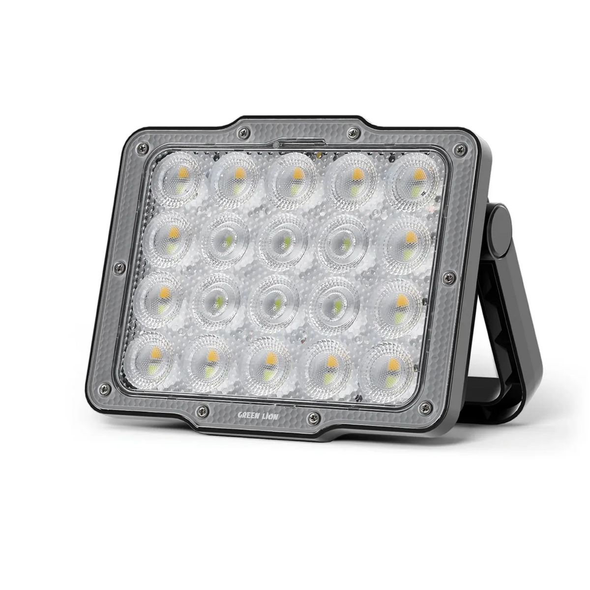 كشاف شمسي جرين لايون مع لوحة شمسية 950 لومن وبطارية 4800mAh - أسود | Green Lion Solar Flood Light with Solar Panel 4800mAh 950 LM – Black