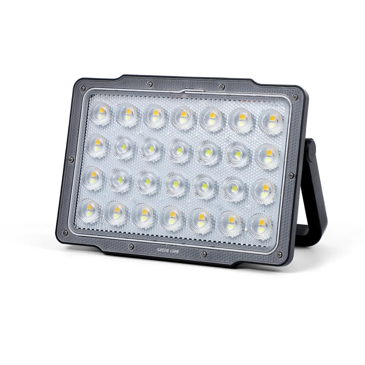 كشاف شمسي جرين لايون مع لوحة شمسية 1400 لومن وبطارية 7200mAh - أسود | Green Lion Solar Floodlight with Solar Panel 7200mAh 1400 LM – Black