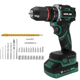 دريل مطرقة لاسلكي جرين لايون GD-13 Power Pro ببطارية 16V 2Ah - أخضر | Green Lion GD-13 Power Pro Cordless Hammer Drill 16V 2.0Ah Battery- Green