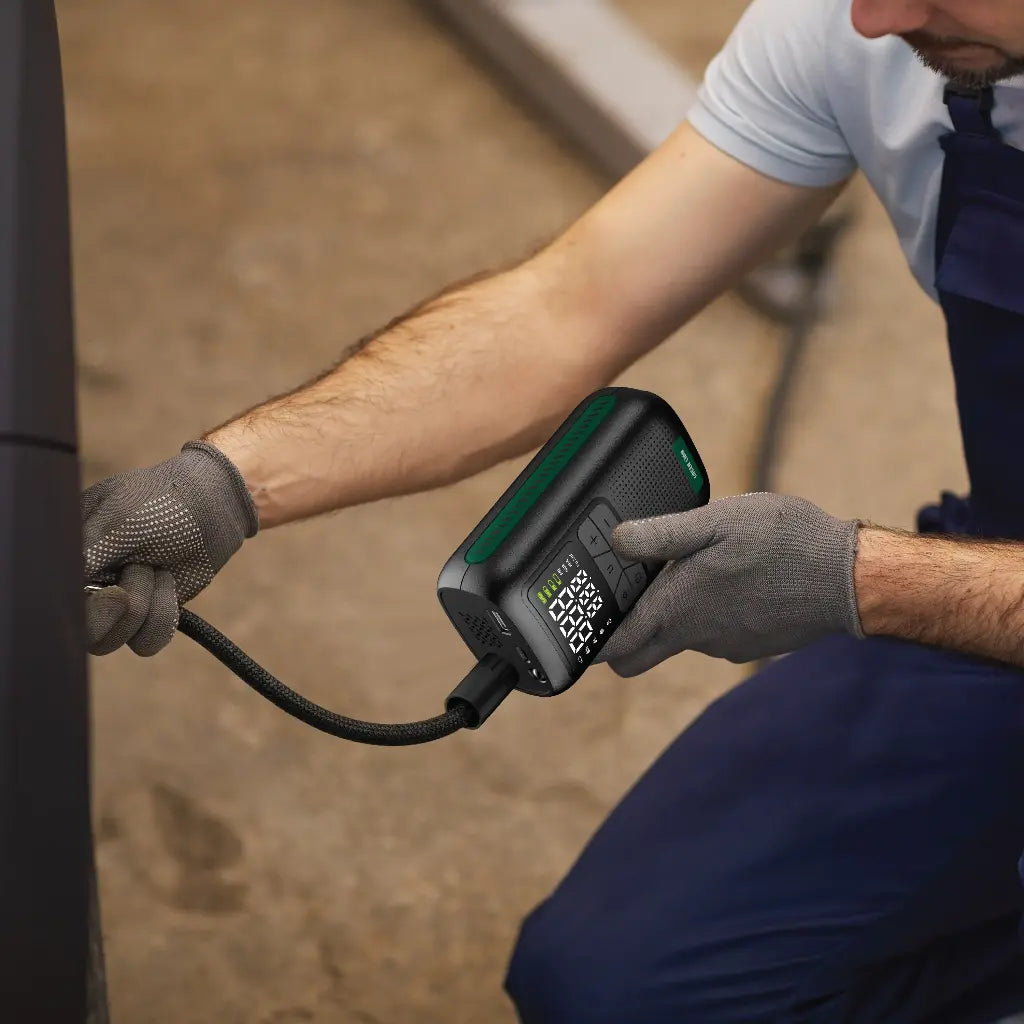 Green Lion GL-A4 Tire Inflator 150 PSI Black GNGLA4TINFBK - Detail 1