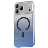 كفر جرين لايون Glitter متوافق مع ماغسيف لهاتف ايفون 17 برو ماكس - ازرق | Green Lion Glitter MagSafe Case For iPhone 17 Pro Max - Blue