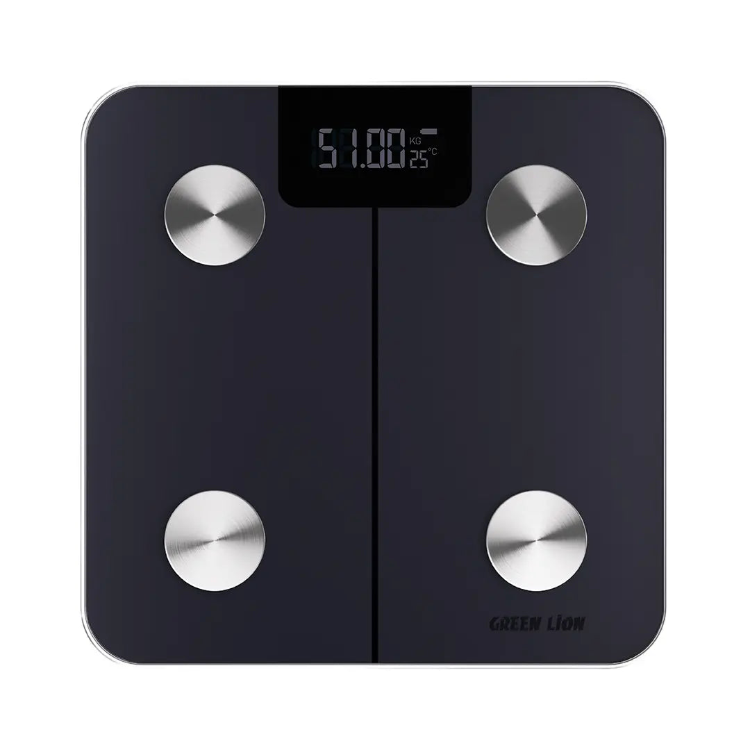 ميزان جسم ذكي Green Lion GBC-300 - أسود | Green Lion GBC-300 Smart Body Scale Black