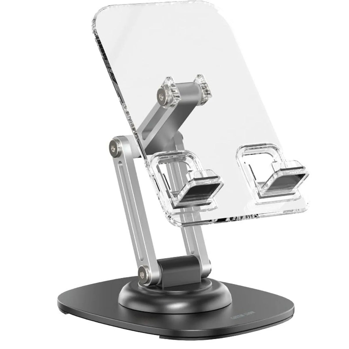 حامل هاتف وتابلت جرين لايون M3 بتصميم شفاف - أسود | Green Lion M3-Transparent Phone & Tablet Holder – Black