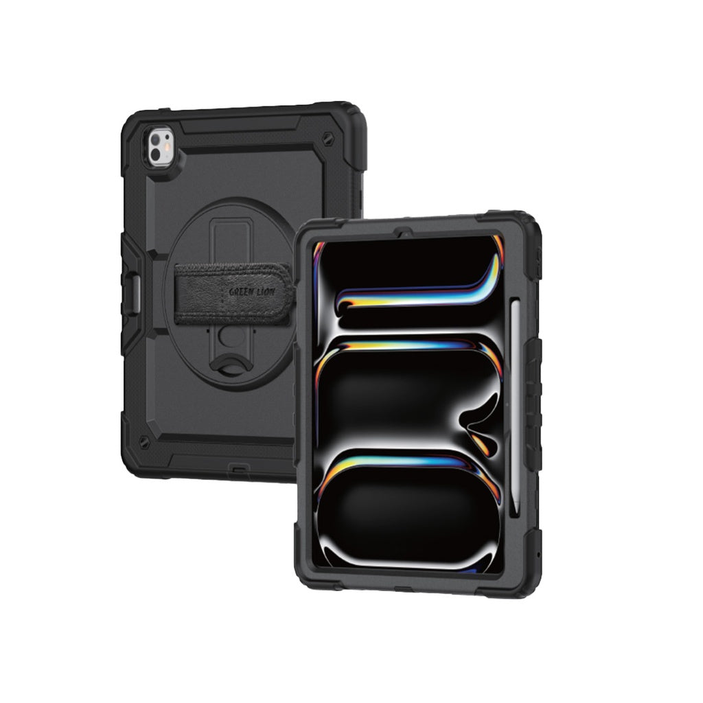 جرين لايون تريوشيلد حافظة آيباد حماية كاملة - اسود | Green Lion Trioshield iPad Case - Black