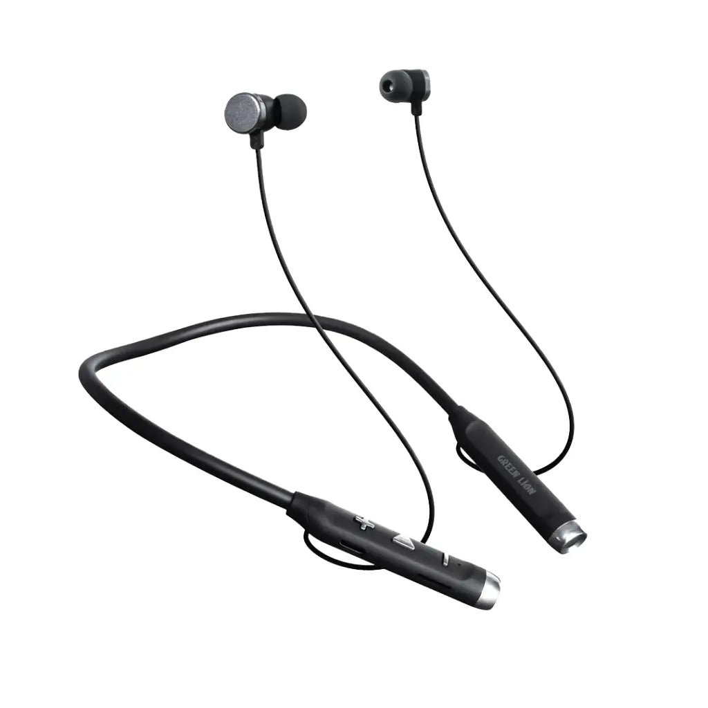 Green Lion X Neckband Earphone – Black | سماعة أذن Green Lion X Neckband – أسود