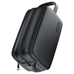 جرين لايون حقيبة لايون بلس الذكية ببصمة الاصبع - اسود | Green Lion Lyon Plus Smart Fingerprint Pouch - Black