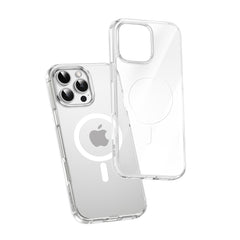 Green Lion MagSafe Crystal Clear Case for iPhone 16 Series – Clear | كفر Green Lion MagSafe Crystal Clear لسلسلة iPhone 16 – شفاف