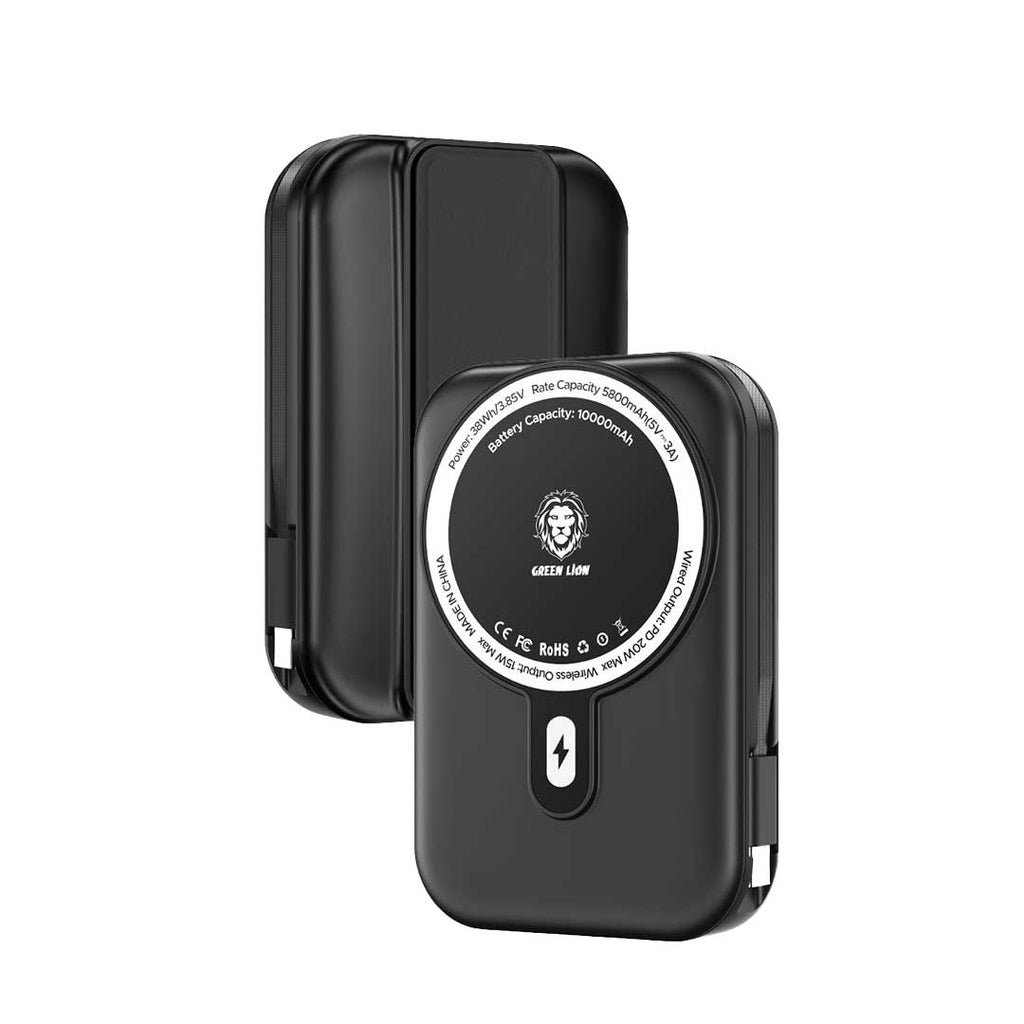 باور بانك جرين لايون موناكو جريب بسعة 10,000 مللي امبير | Green Lion Monaco Grip 10000mAh Power Bank