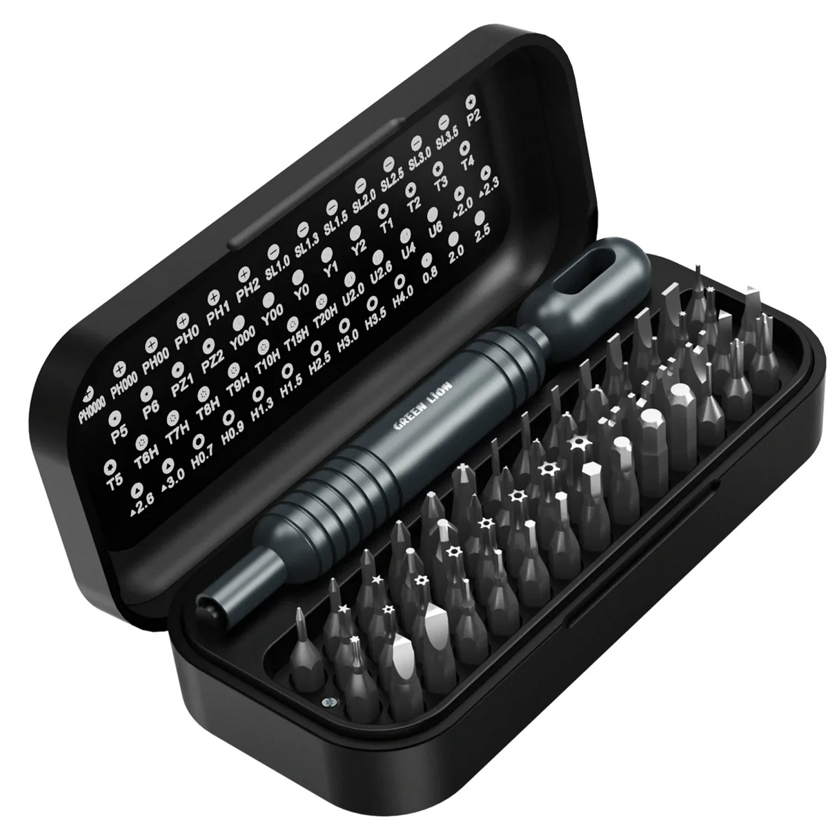 طقم مفكات يدوي جرين لايون GMS-55 - أسود | Green Lion GMS-55 Manual SCREWDRIVER – Black