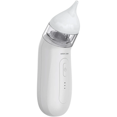 شفاط أنف للأطفال جرين لايون - أبيض | Green Lion NASAL ASPIRATOR Baby Nose Cleaner – White