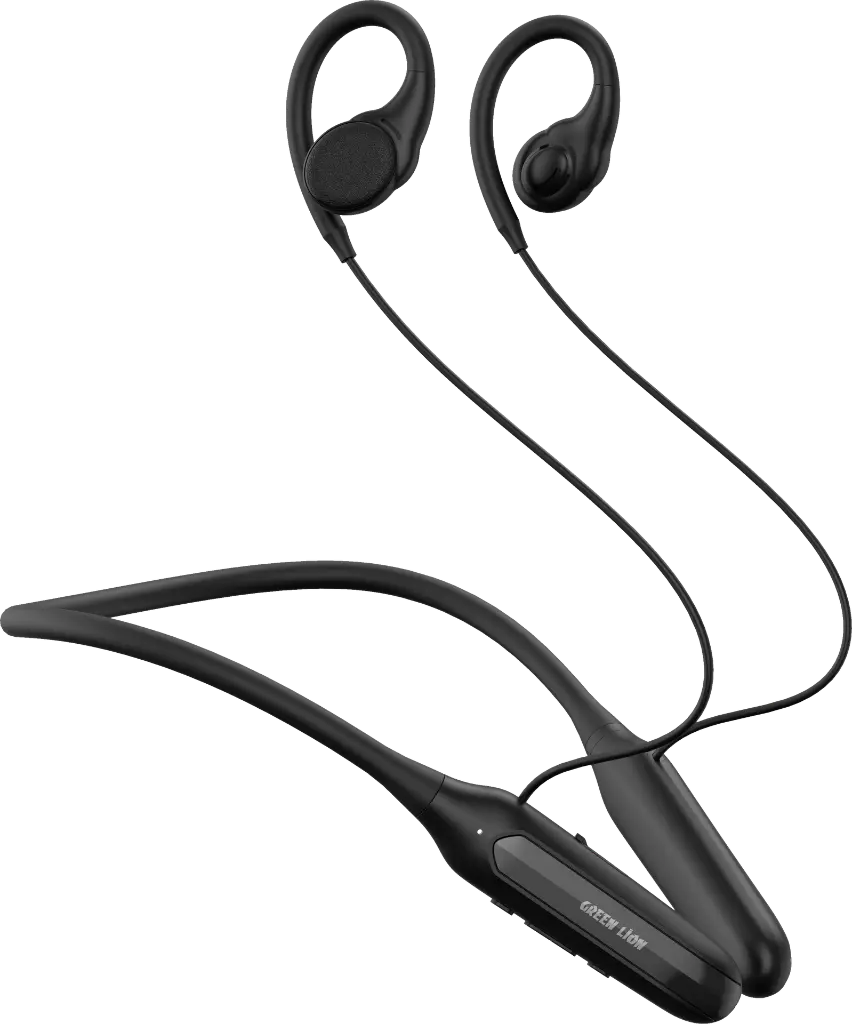 Green Lion Spirit Open-Ear Neckband Black GNNB12BANDBK - Detail 1