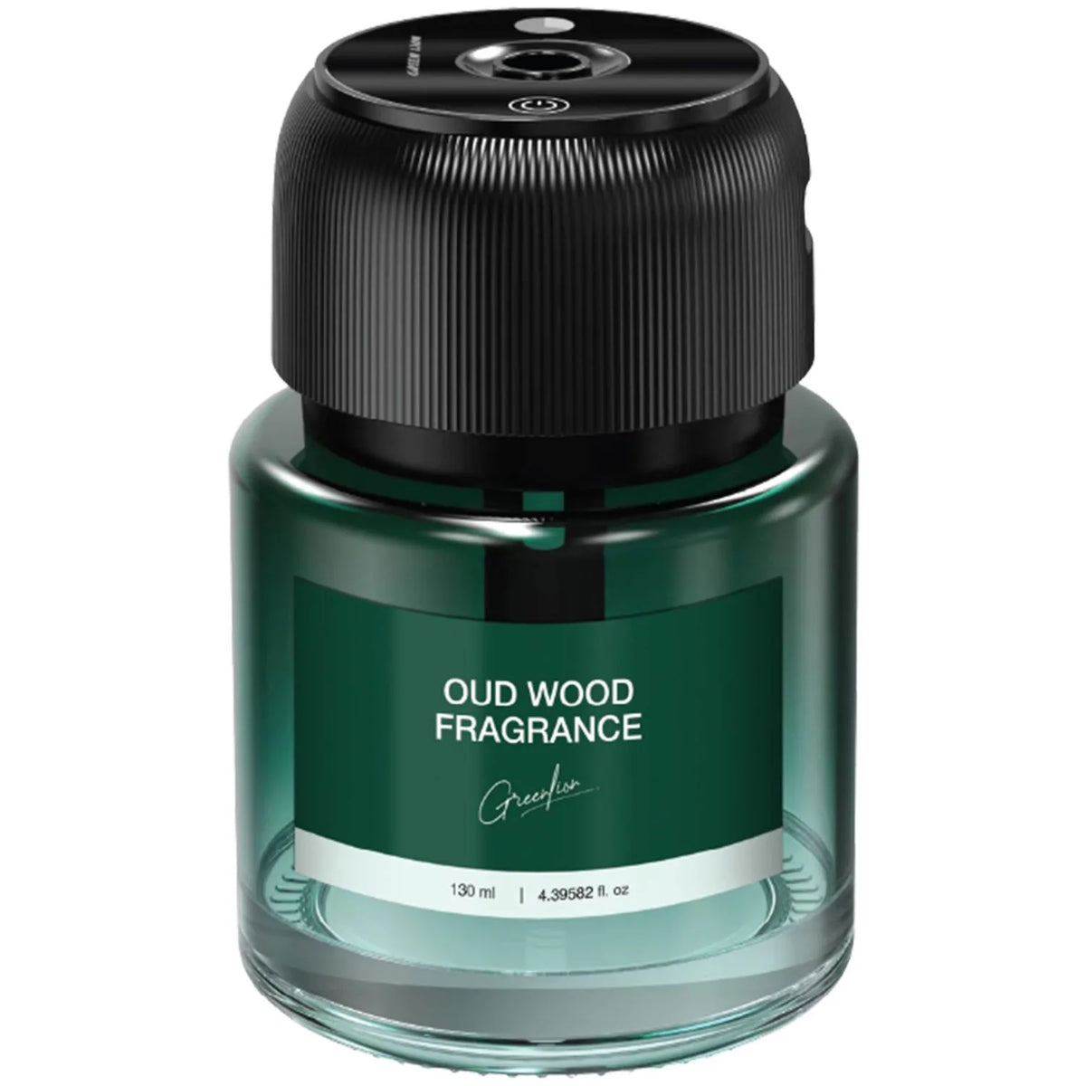 ناشر عطر جرين لايون Oud Wood بسعة 130 مل - أخضر | Green Lion Oud Wood Fragrance Diffuser 130ML – Green