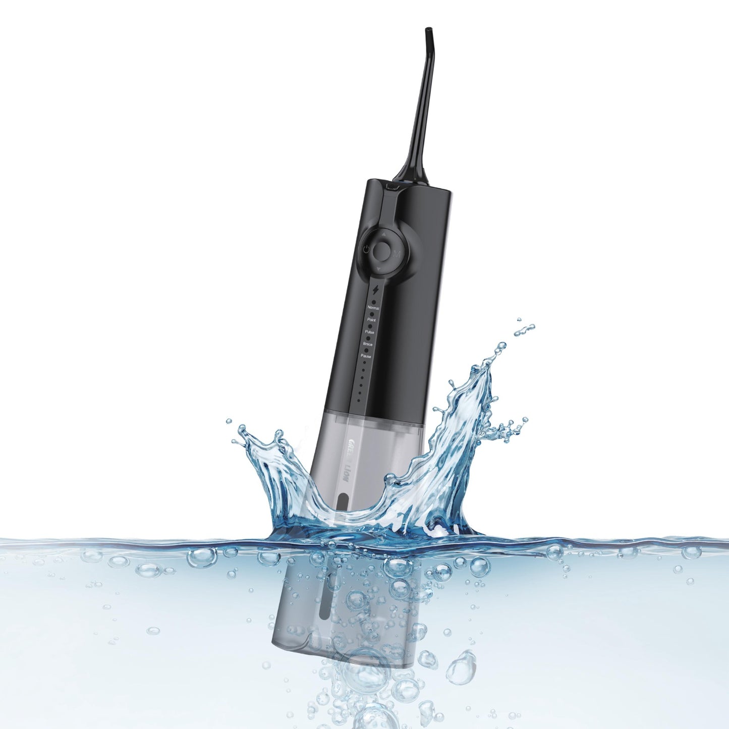 جرين لايون جهاز تنظيف الأسنان المائي المحمول بسعة 300 مل | Green Lion Portable Oral Irrigator 300ML