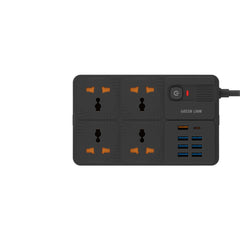 Green Lion Power Socket 7 USB-A Port & 1 PD Port - Black | مقبس طاقة جرين ليون 7 منافذ USB-A ومنفذ PD