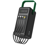 باور بانك شمسي جرين لايون Solar Max بسعة 80000mAh - أسود | Green Lion Solar Max 80000mAh PowerBank – Black