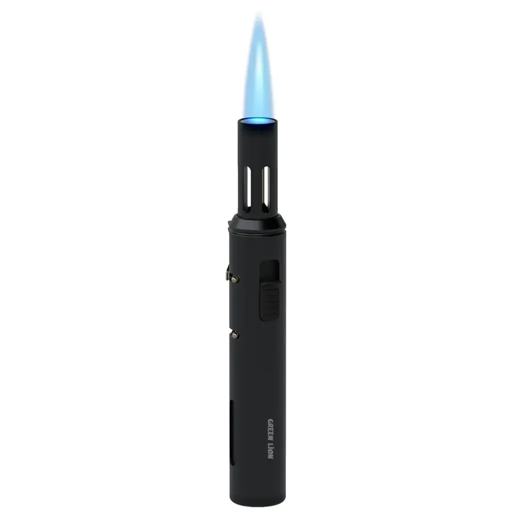 Green Lion Storm Lighter X with Torch Flame – Black | ولاعة Green Lion Storm Lighter X مع شعلة لهب – أسود