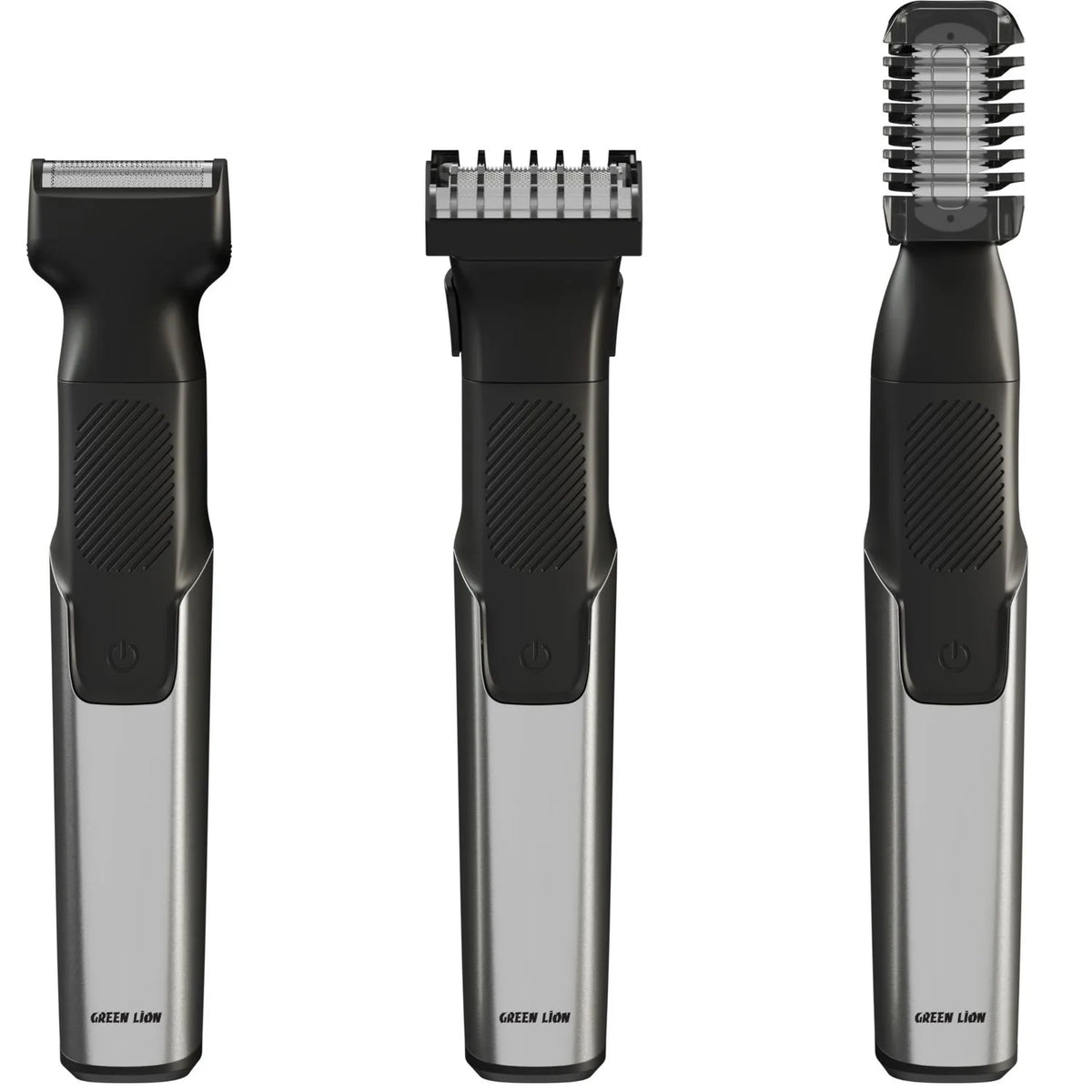ماكينة حلاقة وتشذيب جرين لايون Expert ثلاثة في واحد - رمادي | Green Lion 3 In 1 Expert Hair Trimmer & Shaver – Gray