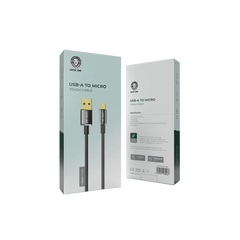 كيبل جرين لايون يو اس بي اي الى مايكرو بطول 1 متر | Green Lion USB-A to Micro USB Touch Cable 1M 3A
