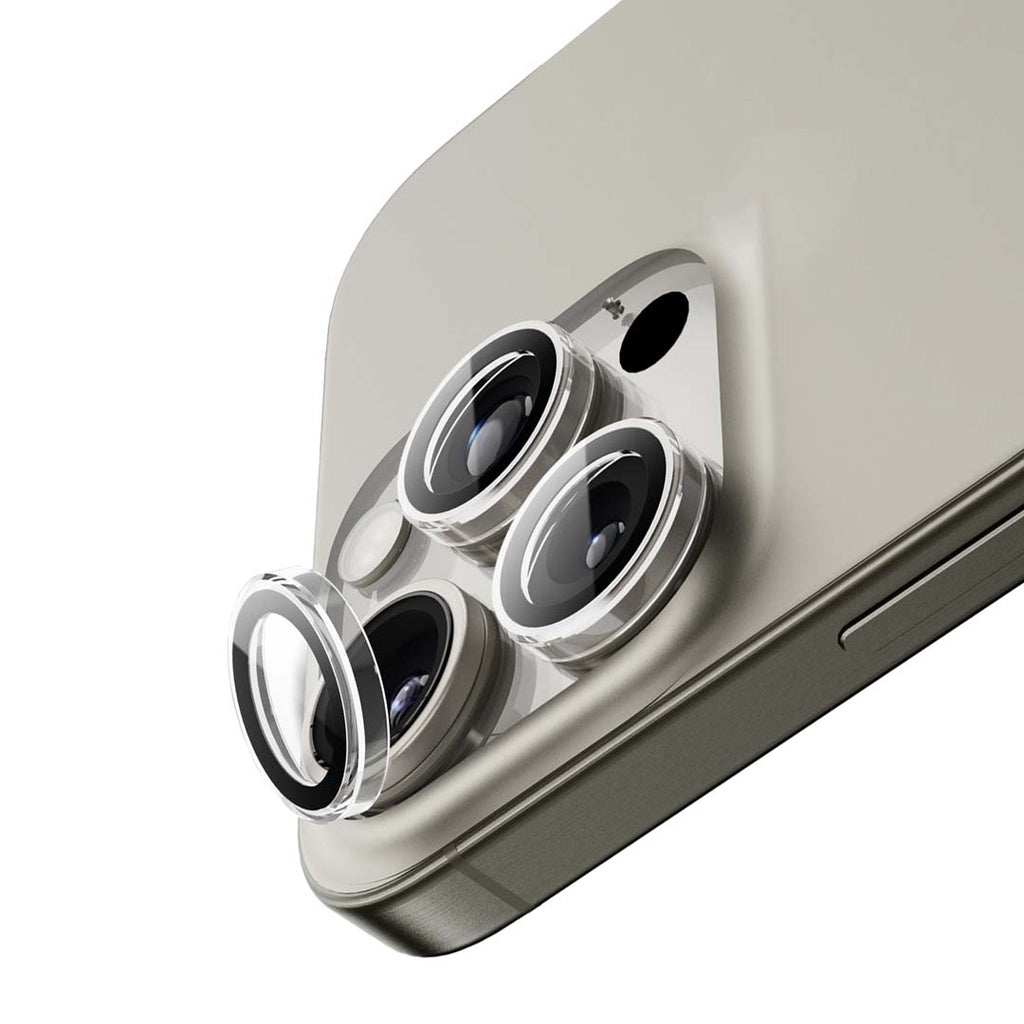 Green Lion Trio Camera Lens Protector for iPhone 16 Pro / Pro Max – Clear | واقي عدسة كاميرا ثلاثي Green Lion لـ iPhone 16 Pro / Pro Max – شفاف