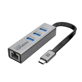 هَب USB-C بمنفذ إييرنت جيجابت | Promate GigaHub-C Multi-Port USB-C Hub with Ethernet Adapter
