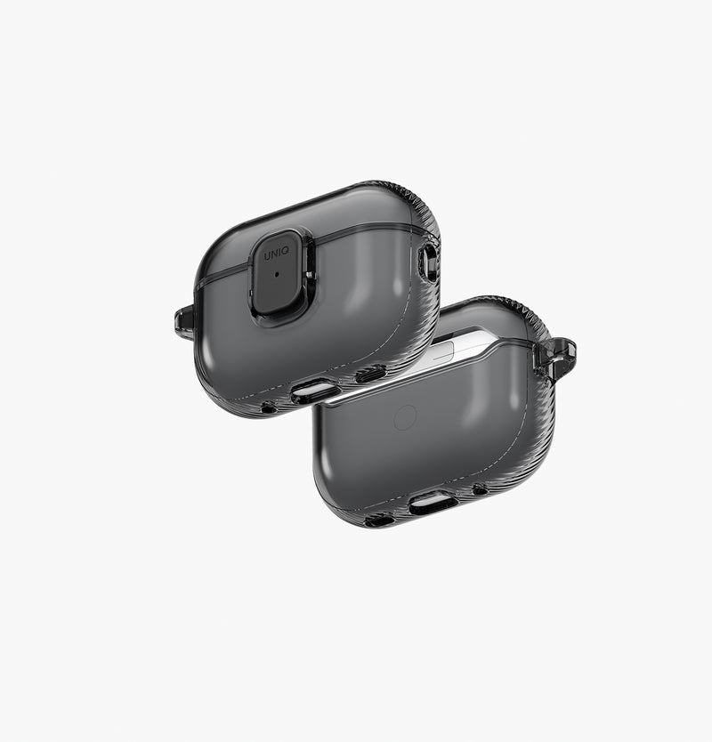 UNIQ Glase Pro clear case for AirPods Pro 3 Smoke - main view
