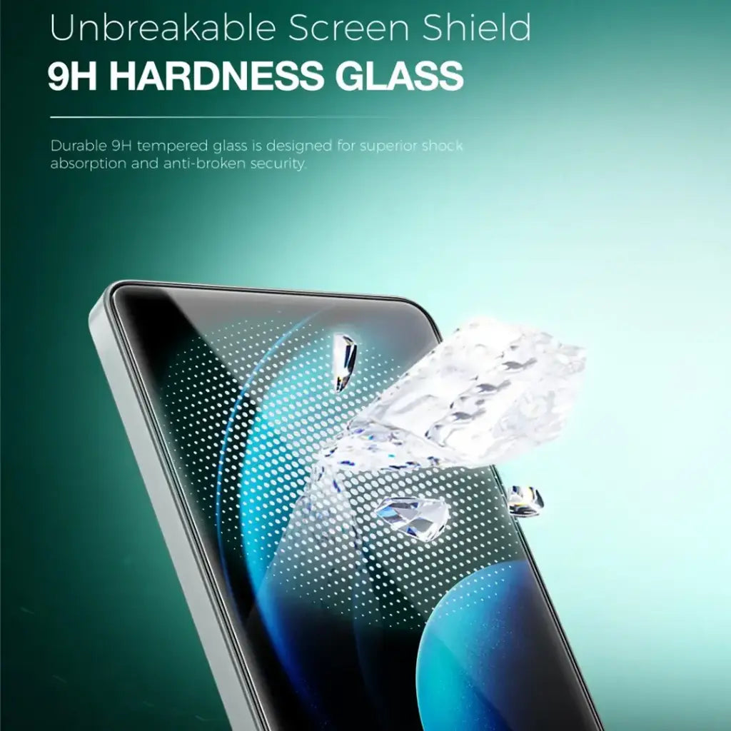 Green Lion 9H Privacy Screen Protector with Fingerprint Lock for Samsung S26 Ultra | حماية شاشة جرين ليون 9H مع قفل بصمة الإصبع للخصوصية لـ S26 Ultra