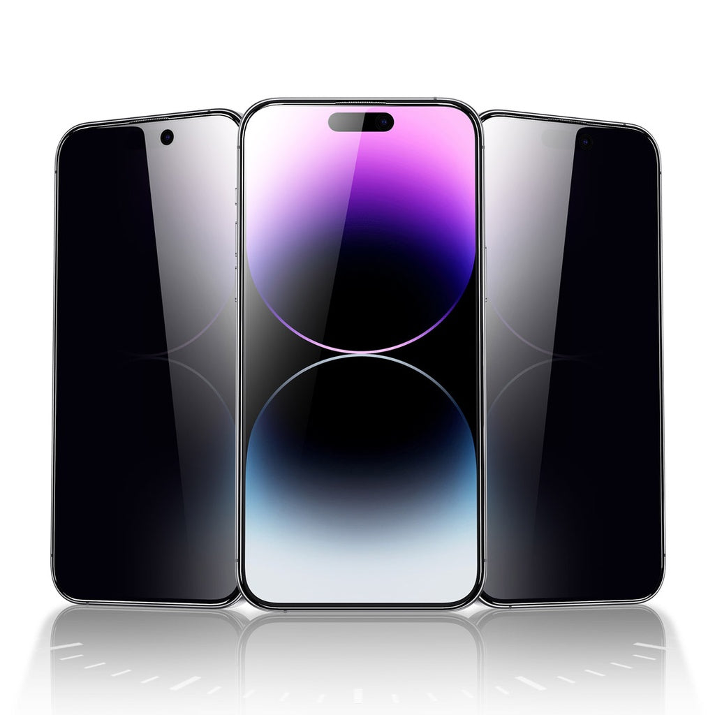 Green Lion 9H Steve Privacy Screen Protector for iPhone 15 - Black | واقي شاشة جرين ليون بحماية خصوصية 9H لآيفون 15 - أسود