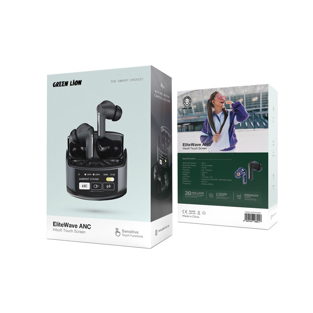 Guhdahokên ANC yên Green Lion EliteWave bi Ekrana Destikê ya Çêkirî