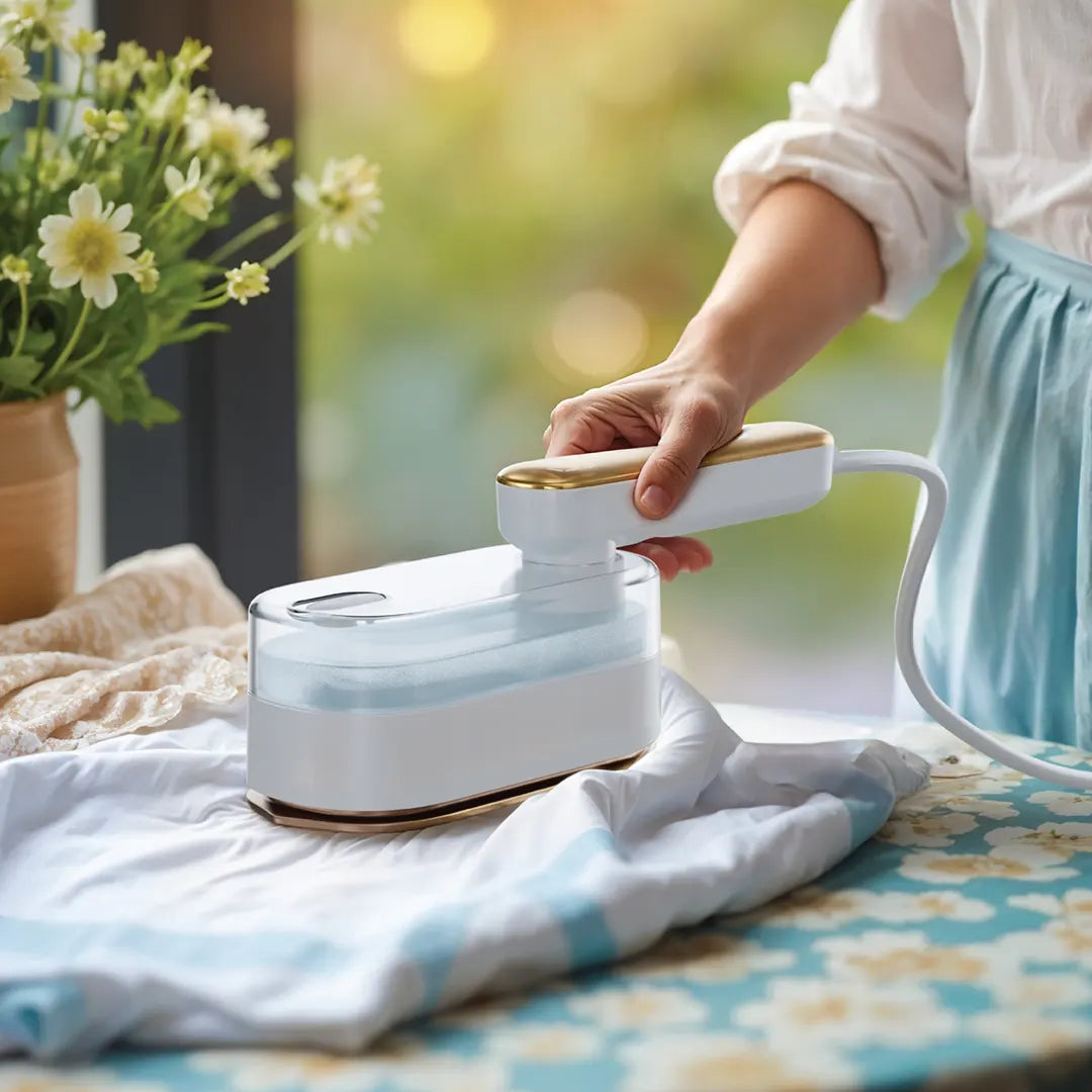 مكواة بخار صغيرة جرين لايون GX288 بقدرة 1000 واط - أبيض | Green Lion GX288 Mini Iron with Steam Function - White