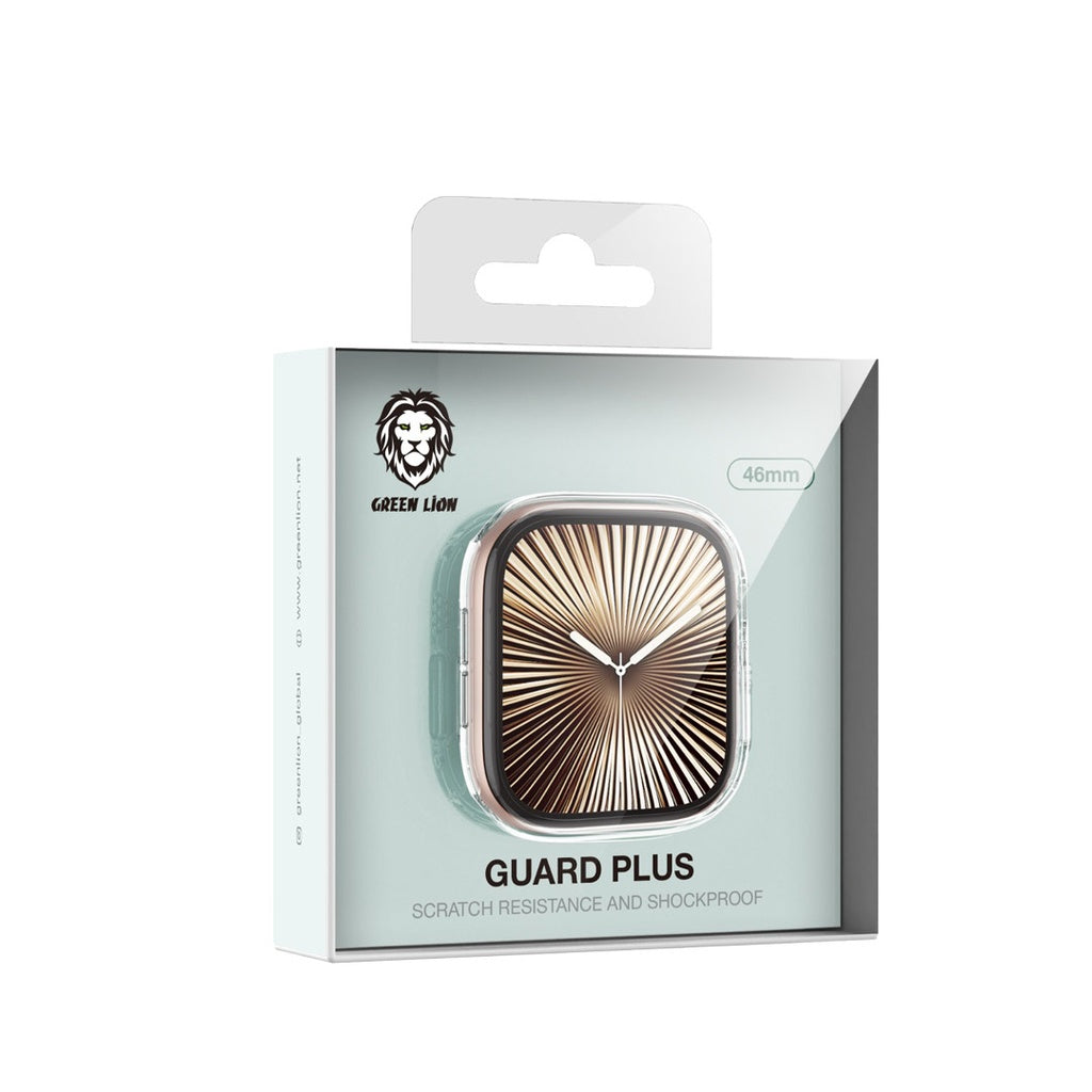 كفر جرين لايون Guard Plus لساعات ابل مقاس 46 ملم - شفاف | Green Lion Guard Plus PC Case for Apple Watch 46mm - Clear