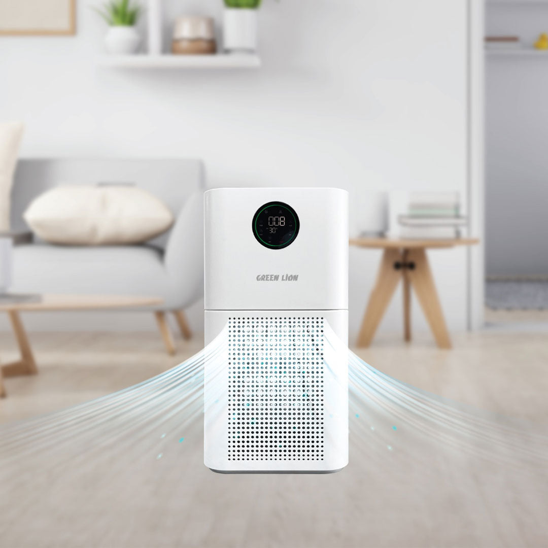منقّي الهواء الذكي من جرين لايون - ابيض | Green Lion Intelligent Air Purifier - White