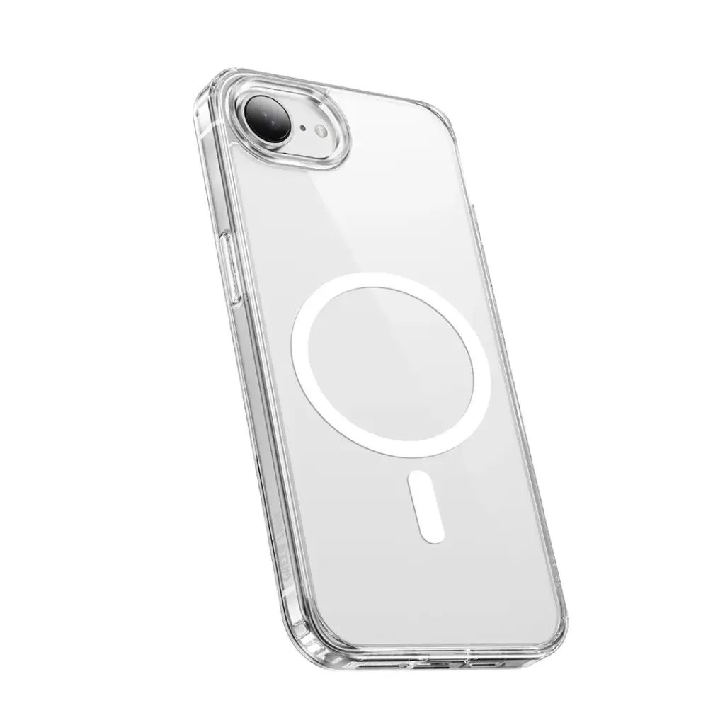 Green Lion MagSafe Crystal Clear Case for iPhone 16e - Clear | حافظة جرين ليون ماج سيف كريستال كلير لآيفون 16e - شفافة