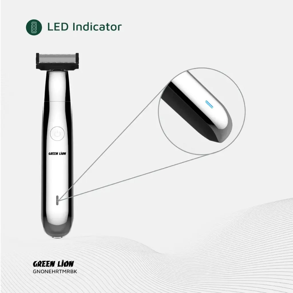 Green Lion One Blade Pro Hair Trimmer - Black | ماكينة تشذيب الشعر جرين ليون ون بليد برو