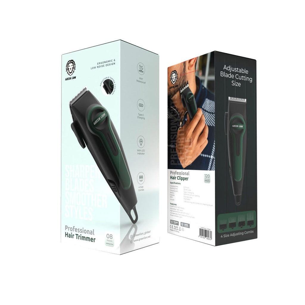 ماكينة حلاقة جرين لايون الاحترافية للشعر - اسود | Green Lion Professional Hair Clipper - Black