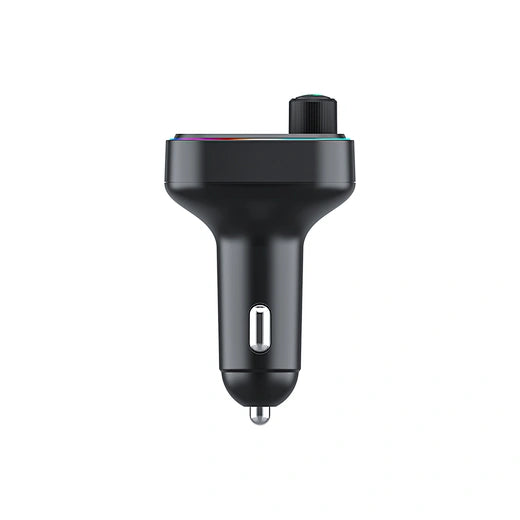 WiWU Wi-QC031 Bluetooth 5.3 Car FM Transmitter with RGB Lights & 38W Fast Charging | شاحن سيارة بلوتوث 5.3 مع إضاءة RGB وشحن سريع 38 واط