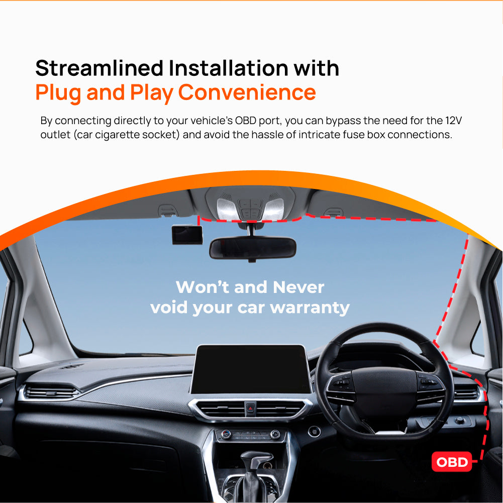 70mai OBD-II Hardwire Kit with Midrive OBD01 Cable A810 | كابل التوصيل المباشر OBD-II من 70mai