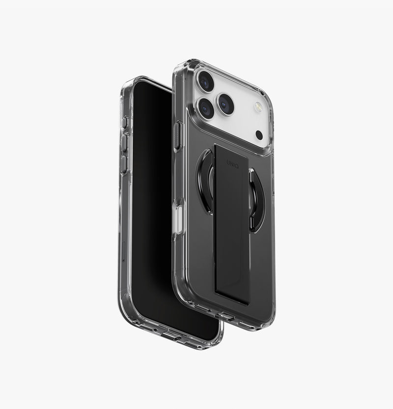 UNIQ Heldro Air slim FlexGrip case for iPhone 17 Pro Max Smoke - main view