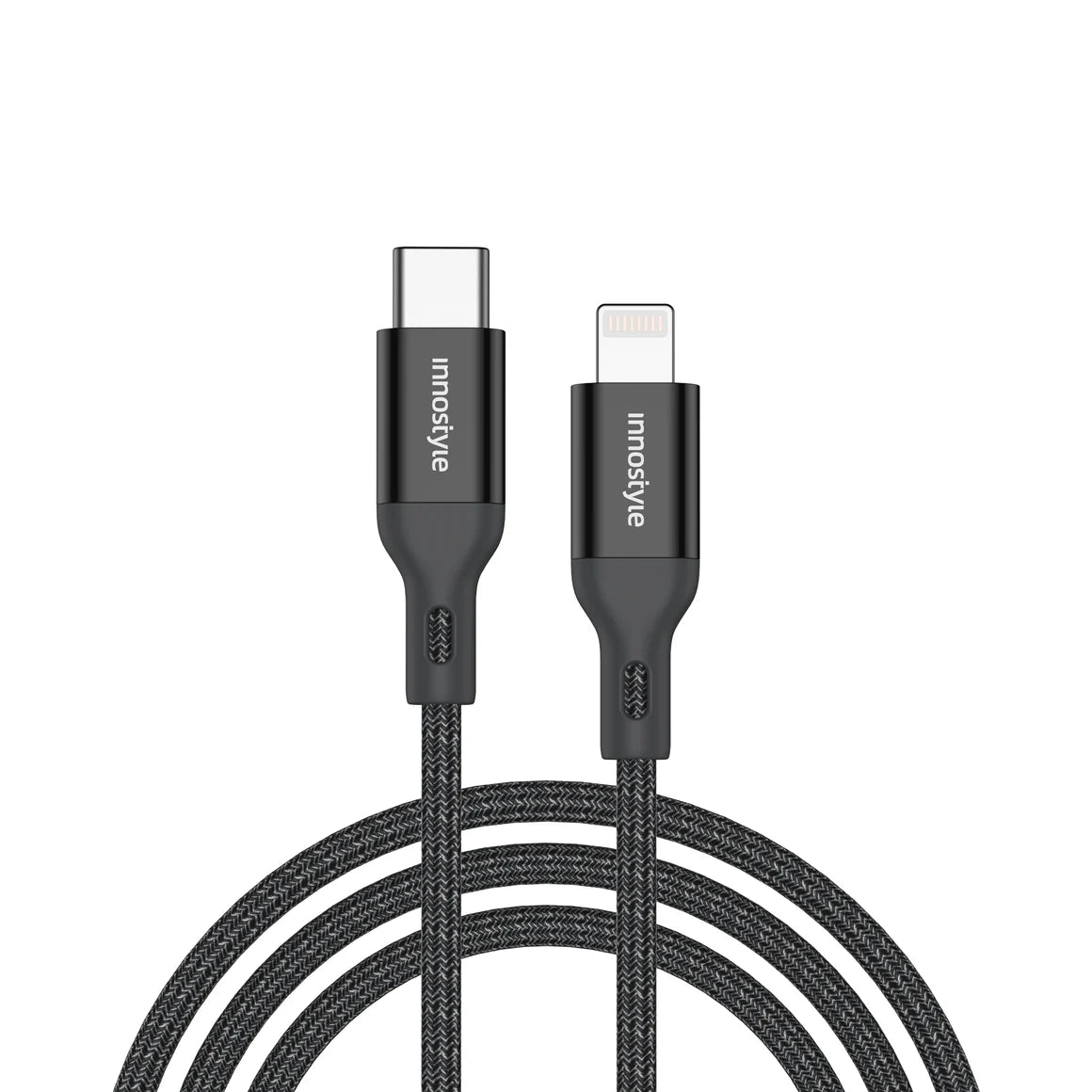Innostyle PowerFlex USB-C to Lightning Cable 1.5m MFi Certified - ICL150AL | كابل انوستايل باور فليكس يو اس بي سي الى لايتننج معتمد من ابل 1.5 متر
